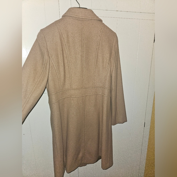 Anne Klein wool coat new camel color size 8 petite - Picture 2 of 3